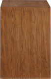 Fairfax Night Stand - Exquisite Art Deco Design with Fluted Drawers and Matte Metal Handles for Elegance
