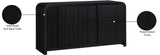 Fluted Dresser - Elevate Your Space with Elegant Art Deco Design and Intricate Fluted Detailing