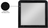 Fluted Mirror - Elegant Arched Design with Fluted Frame, Solid Wood Finish for Stunning Decor Appeal