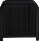 Fluted Night Stand - Elevate Your Space with Elegant Art Deco Design and Intricate Fluted Detailing