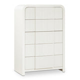 Fluted Chest - Elevate Your Decor with Elegant Art Deco Design, Fluted Drawers, and Unique Shape
