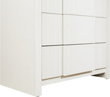 Fluted Chest - Elevate Your Decor with Elegant Art Deco Design, Fluted Drawers, and Unique Shape