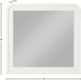 Fluted Mirror - Elegant Arched Design with Fluted Frame, Solid Wood Finish for Stunning Decor Appeal