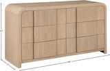 Fluted Dresser - Elevate Your Space with Elegant Art Deco Design and Intricate Fluted Detailing