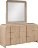 Fluted Dresser - Elevate Your Space with Elegant Art Deco Design and Intricate Fluted Detailing