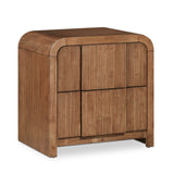 Fluted Night Stand - Elevate Your Space with Elegant Art Deco Design and Intricate Fluted Detailing