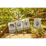 Blue Stallion Rocky Horse Cotton Tea Towel