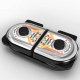 Dual Waffle Maker: Heart Waffle & Classic Waffle Iron