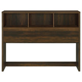 Westpark 49-inch Queen Bookcase Headboard Dark Pine