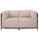 Axis 3pc Sectional Seascape Sand Titanium Frame