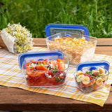 Moss & Stone 3-Piece Glass Food Storage Container Set