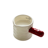 Ceramic Espresso Milk Pitcher with Measurement Marks