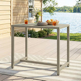 Outdoor Aluminum Patio Bar Table – Prep & Serving Station
