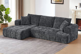 ELARA 108" Chenille Left Chaise Sofa