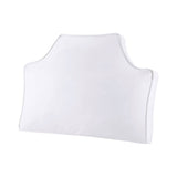 Headboard Backrest Canvas Pillow, White