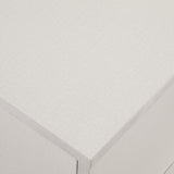Beckwith Cream Sideboard: Stylish Buffet with Custom Handles, Linen Textured Finish & Modern Design