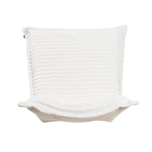 Puff Chair Cover Shar Pei White/Natural-Cover Only