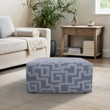 Indoor/Outdoor Universal Square Ottoman Syros Denim
