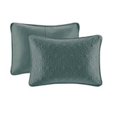 3 Piece Reversible Cottage Quilt Set, Balsam Green