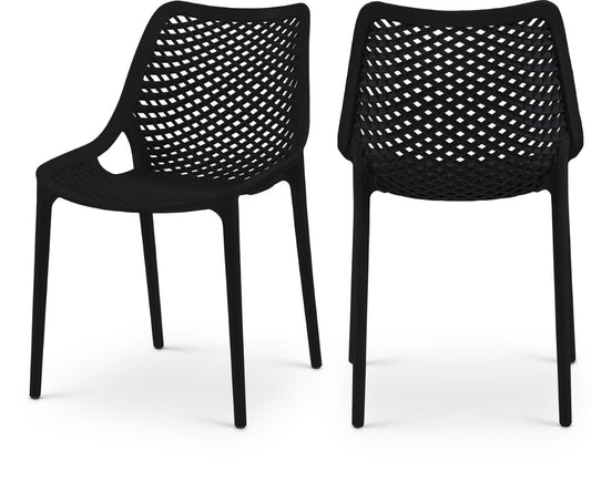 Mykonos Contemporary Outdoor Patio Dining Chair Set (Set of 4)