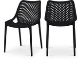 Mykonos Contemporary Outdoor Patio Dining Chair Set (Set of 4)