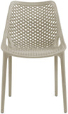 Mykonos Contemporary Outdoor Patio Dining Chair Set (Set of 4)