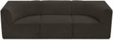 Ollie 98" Boucle Fabric Upholstered 3pc. Modular Sectional