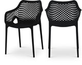 Mykonos Contemporary Outdoor Patio Dining Chair Set (Set of 4)
