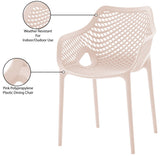 Mykonos Contemporary Outdoor Patio Dining Chair Set (Set of 4)