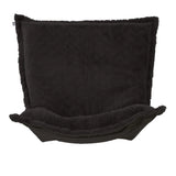 Puff Chair Cover Angora Ebony -Cover Only