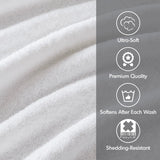 Antibacterial Spa-Like 8-Piece Bathroom Towel Set, White