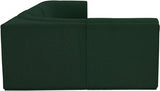 Ollie 128" Boucle Fabric Upholstered 5pc. Modular Sectional
