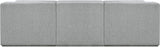Ollie 98" Boucle Fabric Upholstered 4pc. Modular Sectional