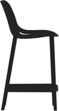 Mykonos Contemporary Outdoor Patio Stool Set of 4 - Weather Resistant, Stylish, Durable Design