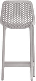 Mykonos Contemporary Outdoor Patio Stool Set of 4 - Weather Resistant, Stylish, Durable Design