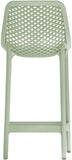 Mykonos Contemporary Outdoor Patio Stool Set of 4 - Weather Resistant, Stylish, Durable Design