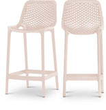 Mykonos Contemporary Outdoor Patio Stool Set of 4 - Weather Resistant, Stylish, Durable Design