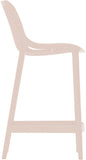 Mykonos Contemporary Outdoor Patio Stool Set of 4 - Weather Resistant, Stylish, Durable Design