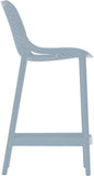Mykonos Contemporary Outdoor Patio Stool Set of 4 - Weather Resistant, Stylish, Durable Design