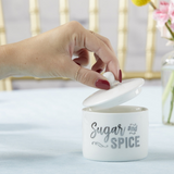 Sugar Spice Ceramic Sugar Bowl Baby Shower Favor