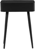 Rylan Night Stand - Modern Metal Storage Table with Drawer for a Stylish and Minimalist Bedroom Decor