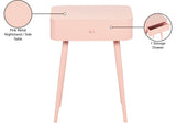 Rylan Night Stand - Modern Metal Storage Table with Drawer for a Stylish and Minimalist Bedroom Decor