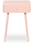 Rylan Night Stand - Modern Metal Storage Table with Drawer for a Stylish and Minimalist Bedroom Decor