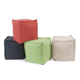 Square Pouf Prairie Linen