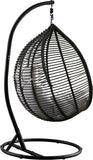 Tarzan Outdoor Patio Swing Chair - Stylish Rattan Design with Waterproof Cushion for Indoor & Outdoor Use