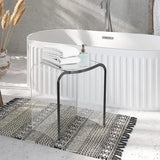 Wholesale Acrylic Shower Bench Clear Shower Stool for Inside Shower