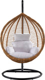 Tarzan Outdoor Patio Swing Chair - Stylish Rattan Design with Waterproof Cushion for Indoor & Outdoor Use