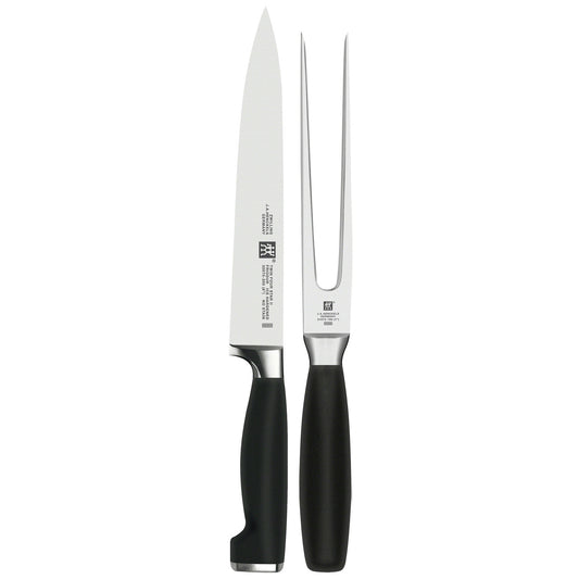 ZWILLING TWIN Four Star II 2-pc Carving Knife & Fork Set