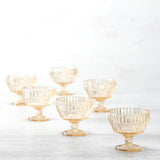Archie Ginger Gold Footed Dessert Bowl 10oz