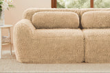 MELLOW 114" 3-Seater Sofa with 3 Ottomans